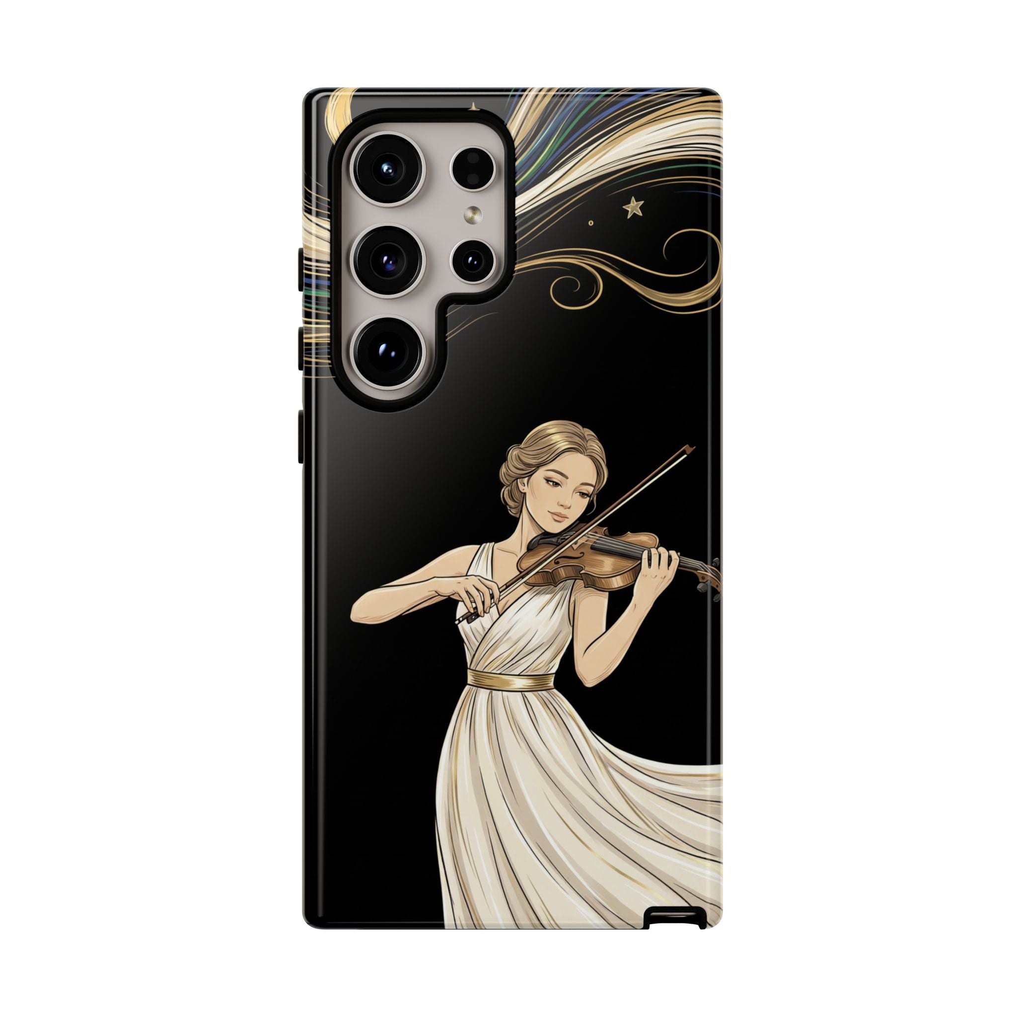 Violinist Samsung Galaxy Phone Case | Elegant Classical Musicist Design