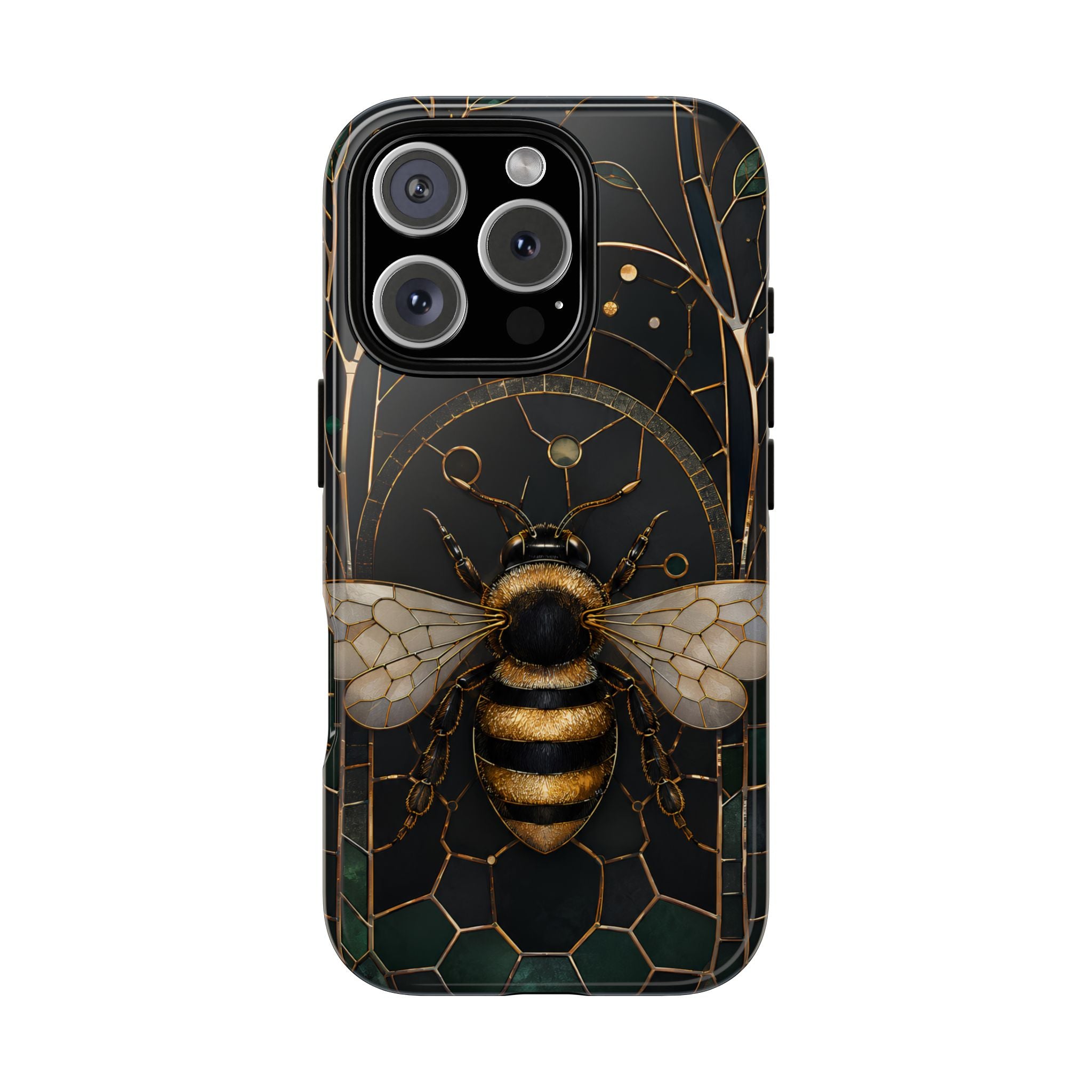 Golden Bee iPhone Case | Vintage Bee Art Cover