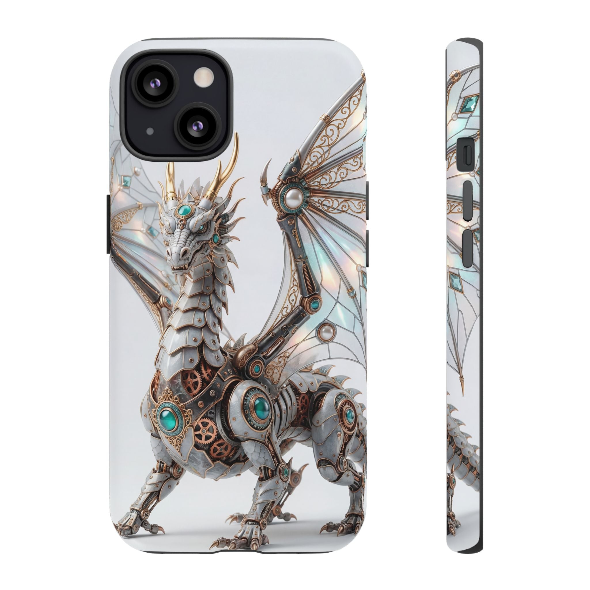 Steampunk Mechanical Dragon iPhone Case — Fantasy Armor Protective Cover