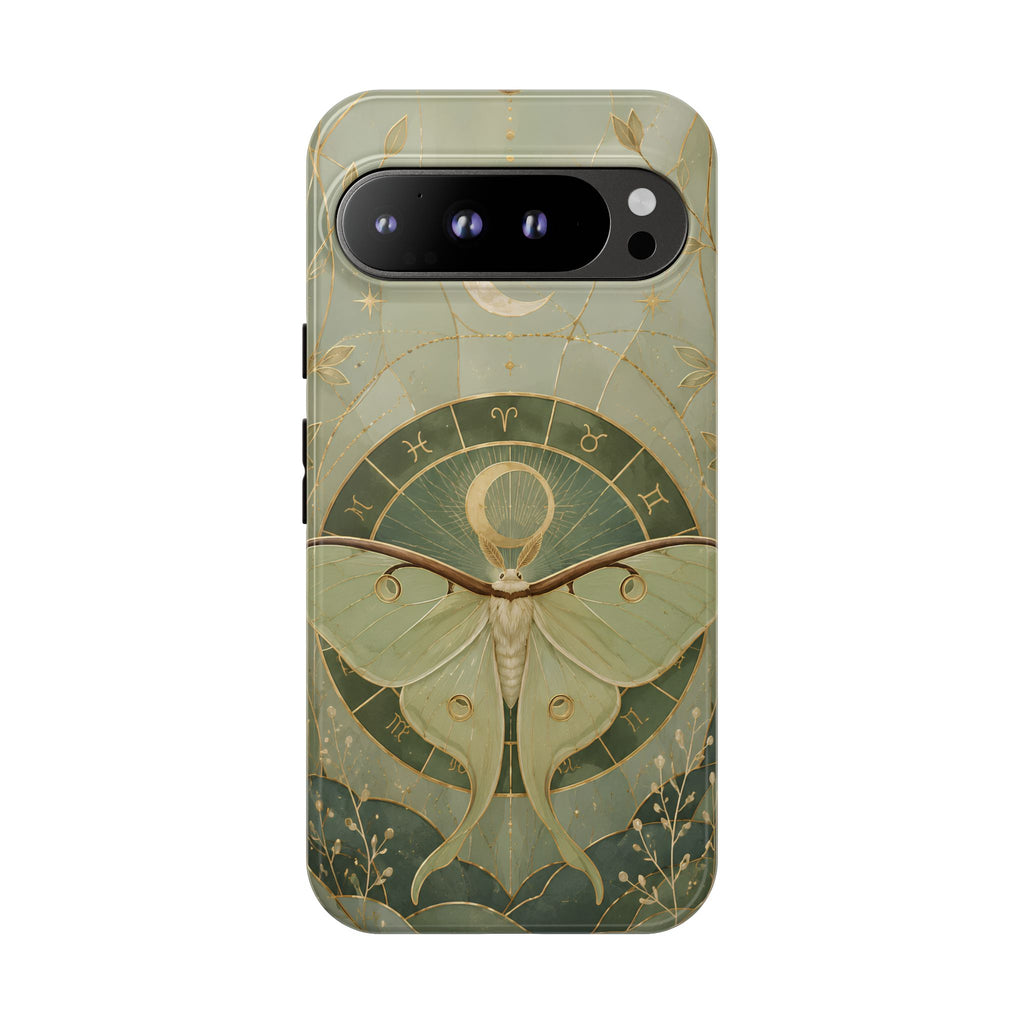 Luna Moth Google Pixel Phone Case | Celestial Moth Phone Case