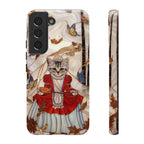 Custodia per Samsung Galaxy con motivo principessa gatto vintage