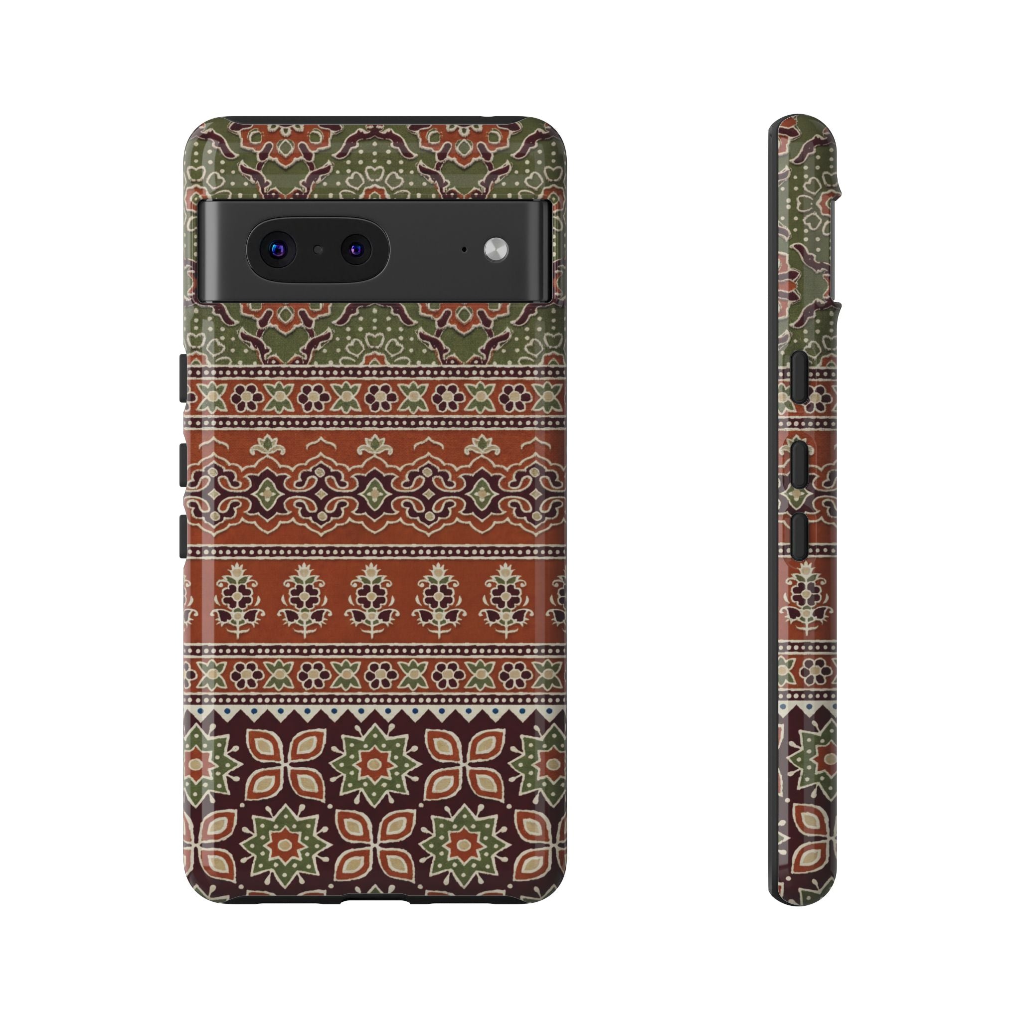 Batik Floral Protective Google Pixel Case