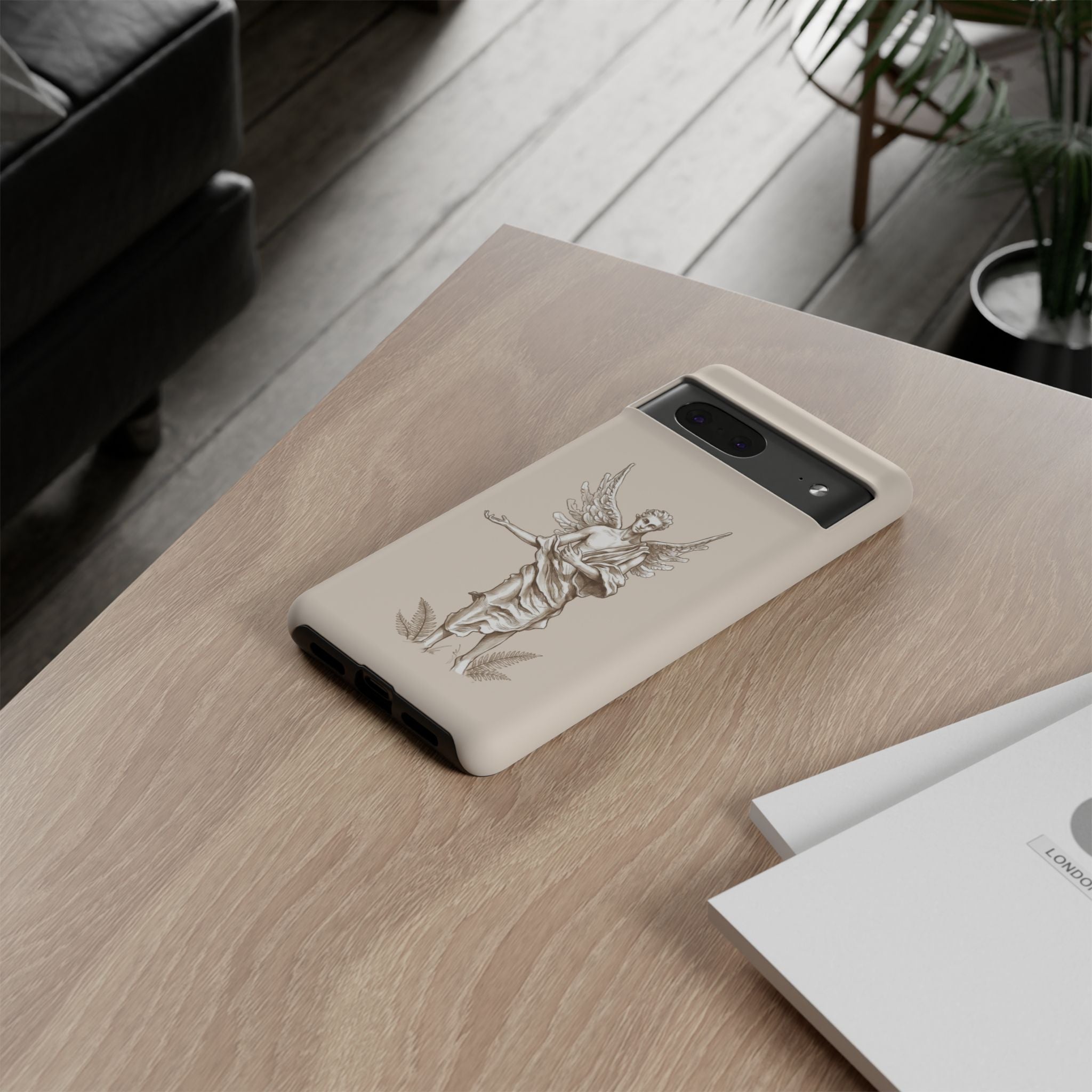 Angel Sketch Phone Case | Classic Guardian Google Pixel Cover