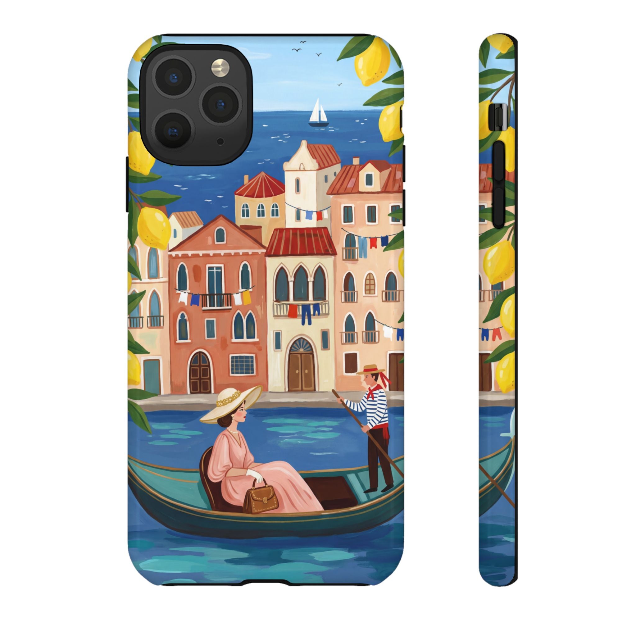 Venetian Gondola iPhone Case | Lemon Coast Waterfront Travel