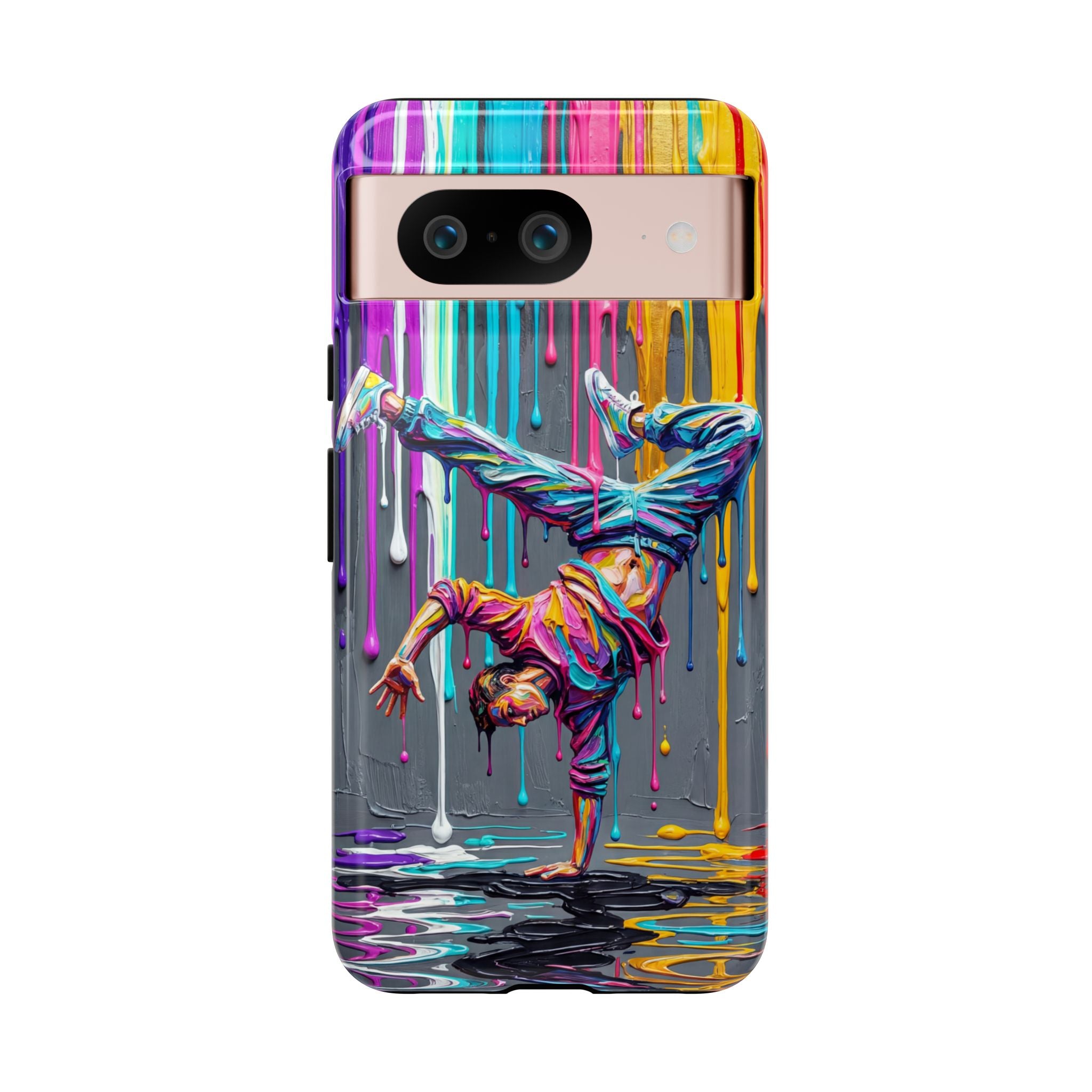 Colorful Breakdancer Graffiti Tough Google Pixel Phone Case