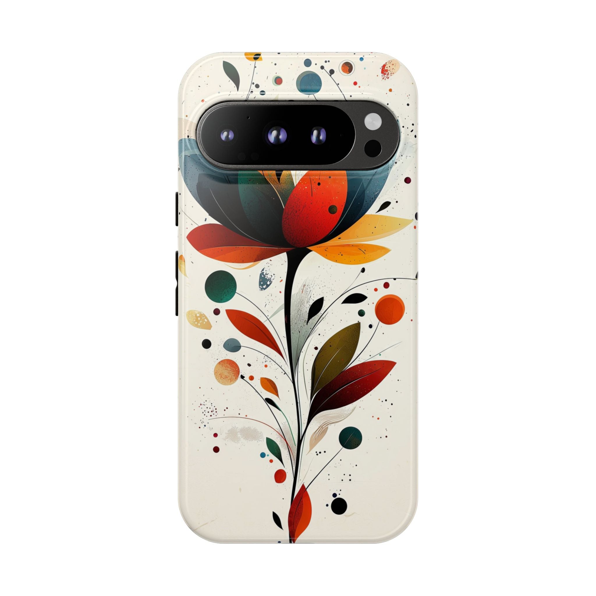 Floral Abstract Google Pixel Case | Colourful Botanical Art