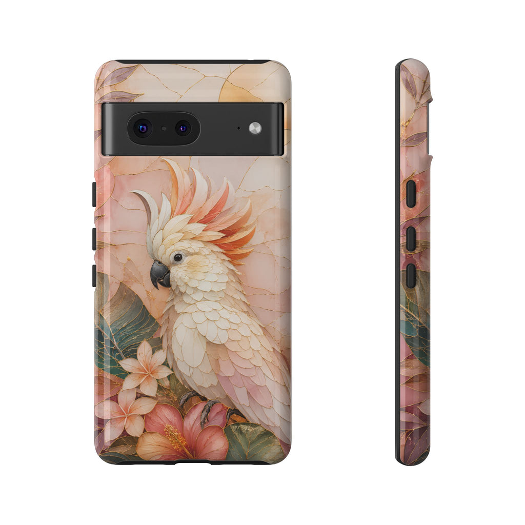 Cockatoo Google Pixel Phone Case | Tropical Bird Phone Case