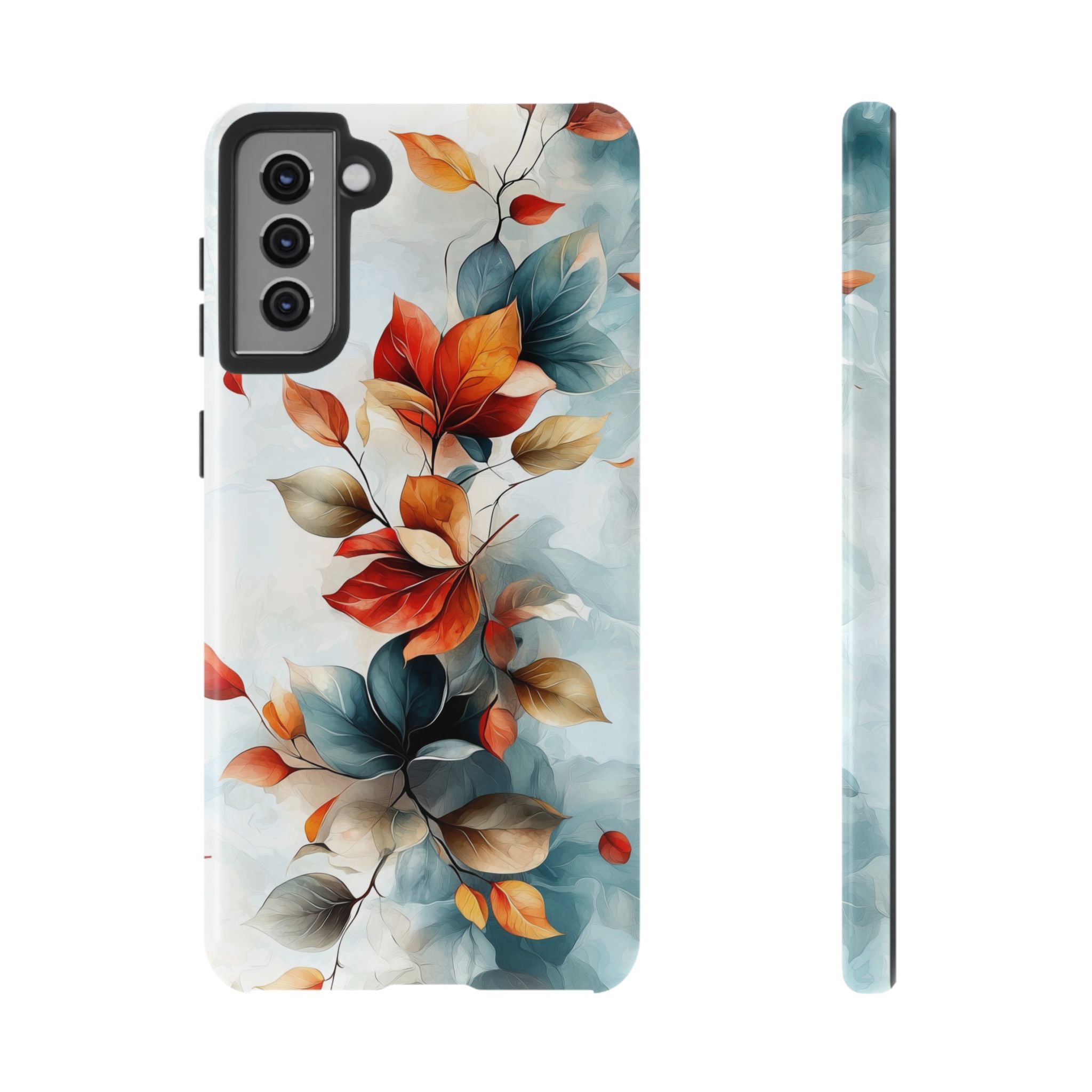 Floral Autumn Leaves Watercolour Tough Samsung Galaxy Case