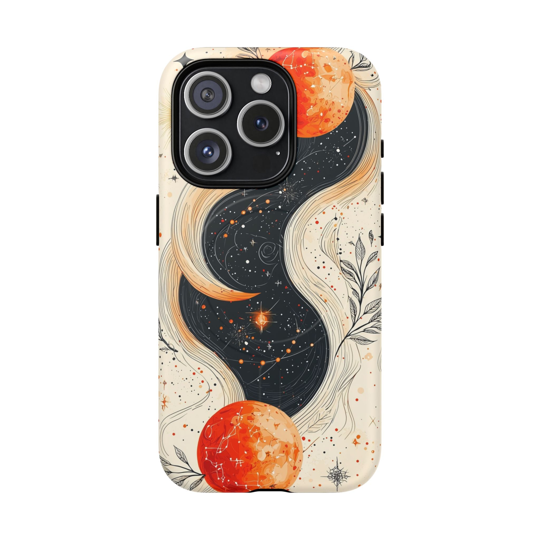 Custodia Astrology Galaxy MagSafe per iPhone | Red Moon Celestial