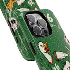 Soccer Duck iPhone Case | Funny Sports Mascot Cover