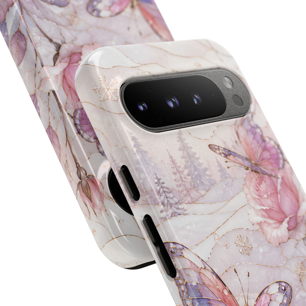 Butterfly Rose Google Pixel Phone Case | Floral iPhone Case