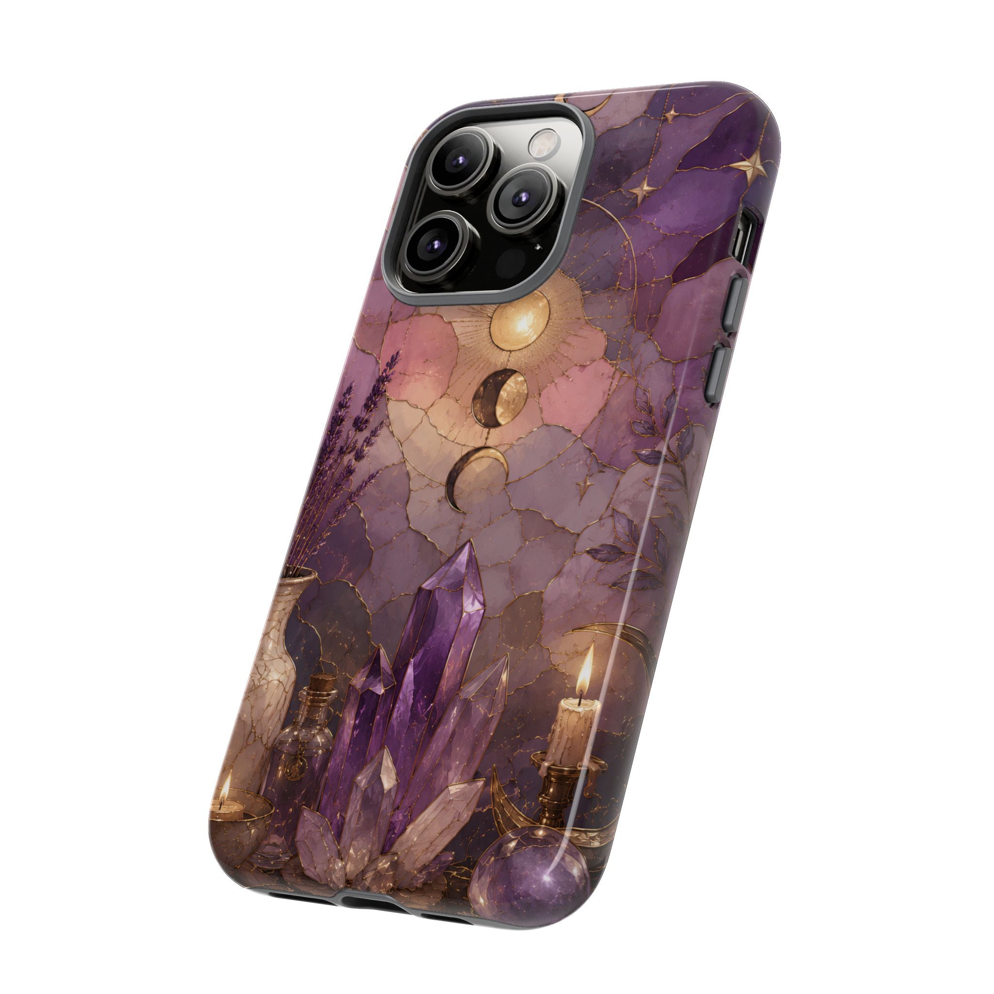 Crystal Moon iPhase Phone Case | Witchy Floral iPhone Case