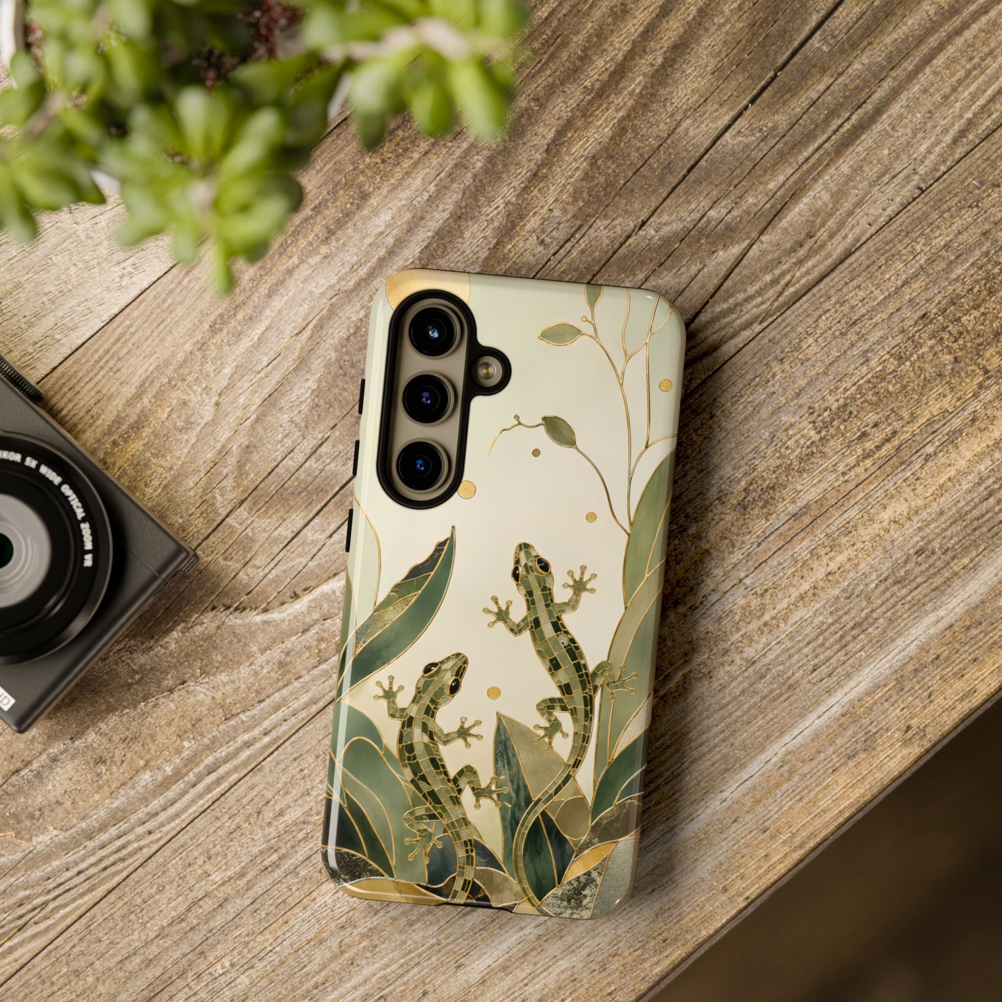 Lizard Botanical Google Pixel Phone Case | Gecko Phone Case
