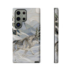 Winter Wolf Samsung Galaxy Phone Case | Mountain Forest iPhone Case