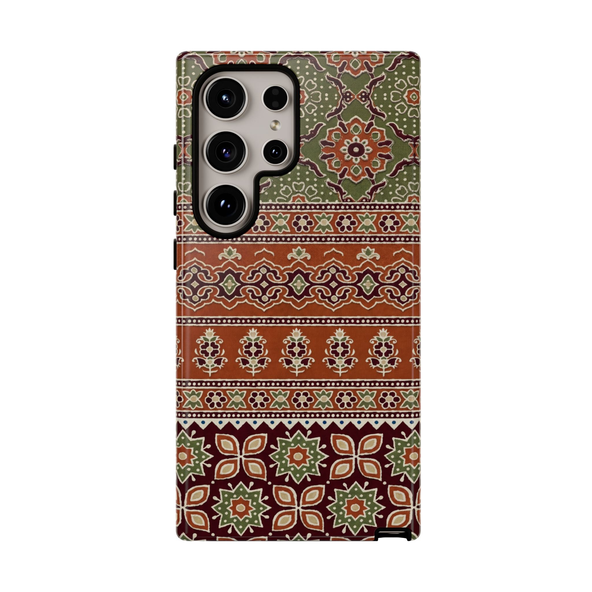 Batik Floral Protective Samsung Galaxy Case