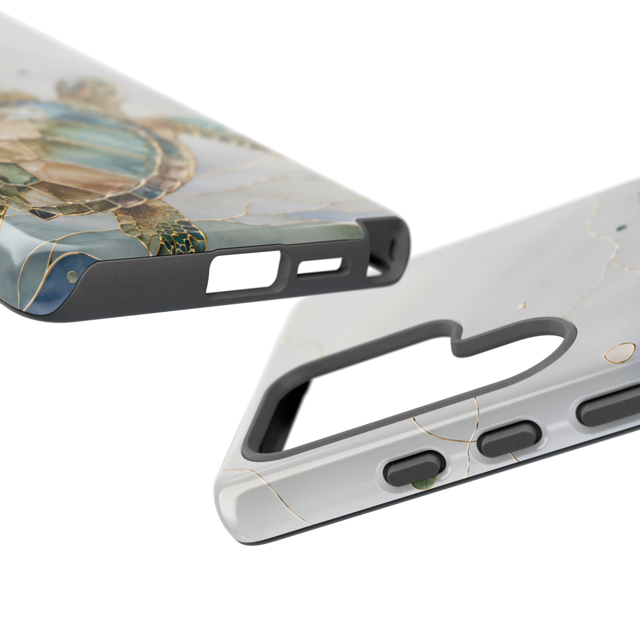 Sea Turtle Watercolor Phone Case — Ocean Animal Protective Tough Case