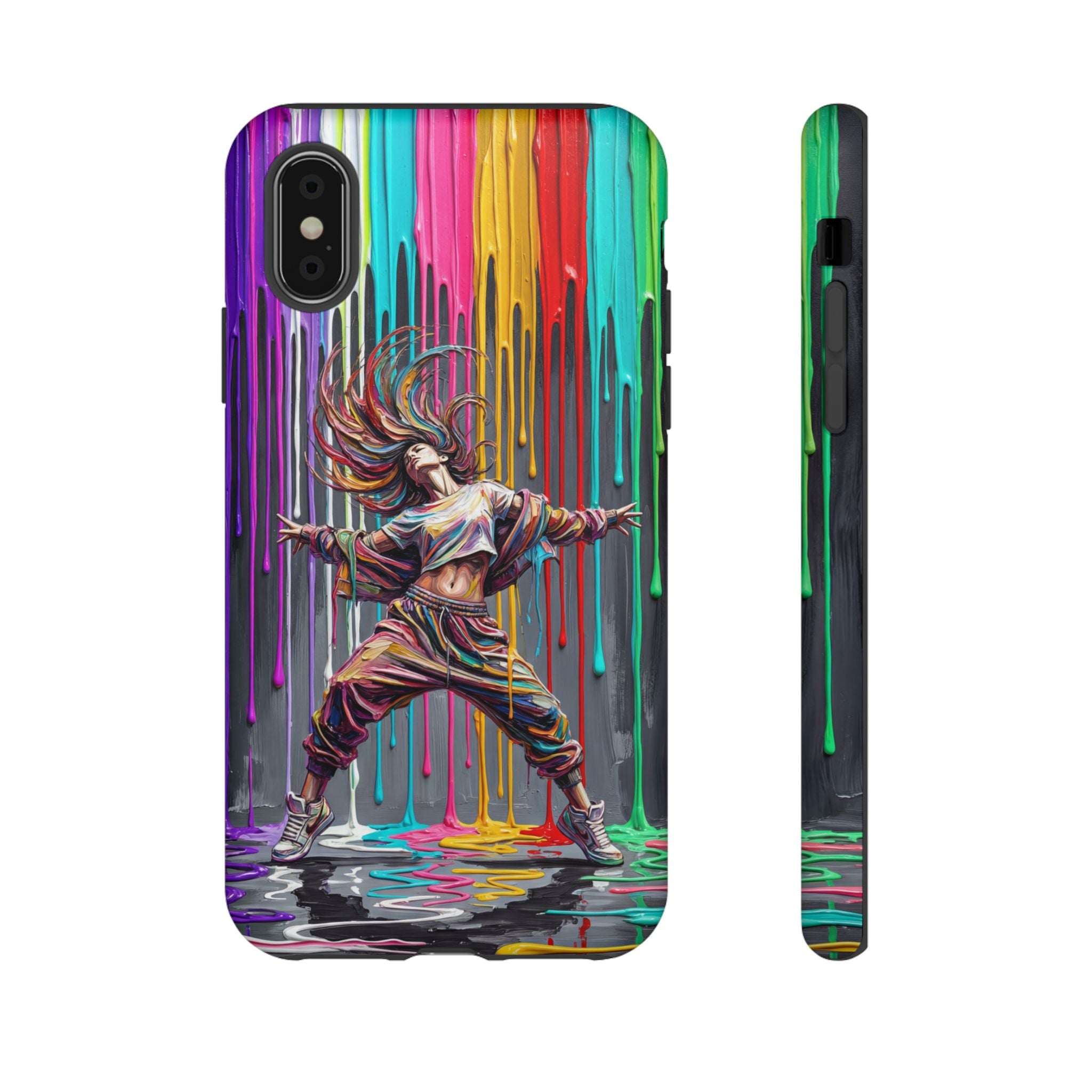 iPhone Case | Colorful Street Dance Drip Design