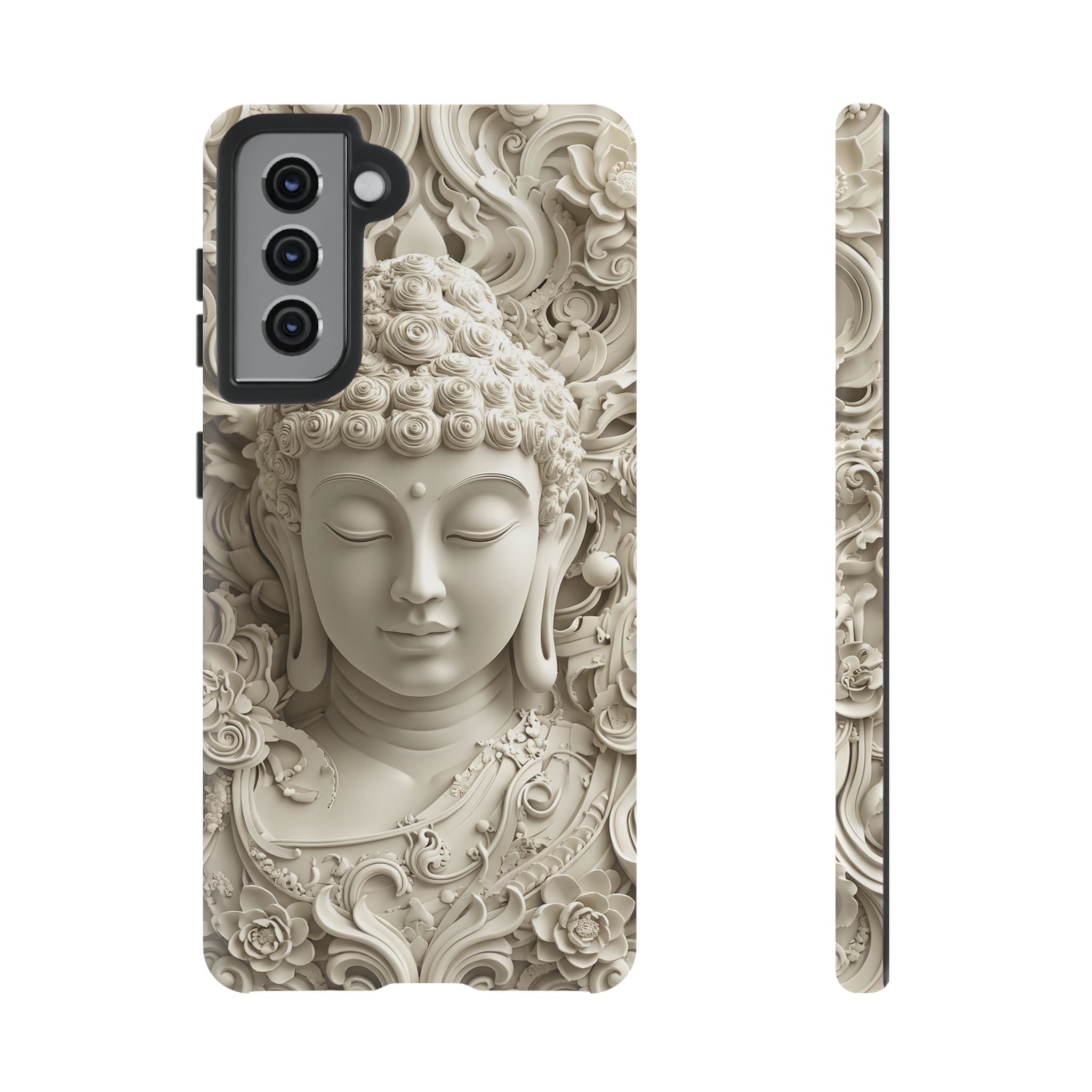 Buddha Relief Samsung Galaxy Case — Serene Zen Protective Phone Cover