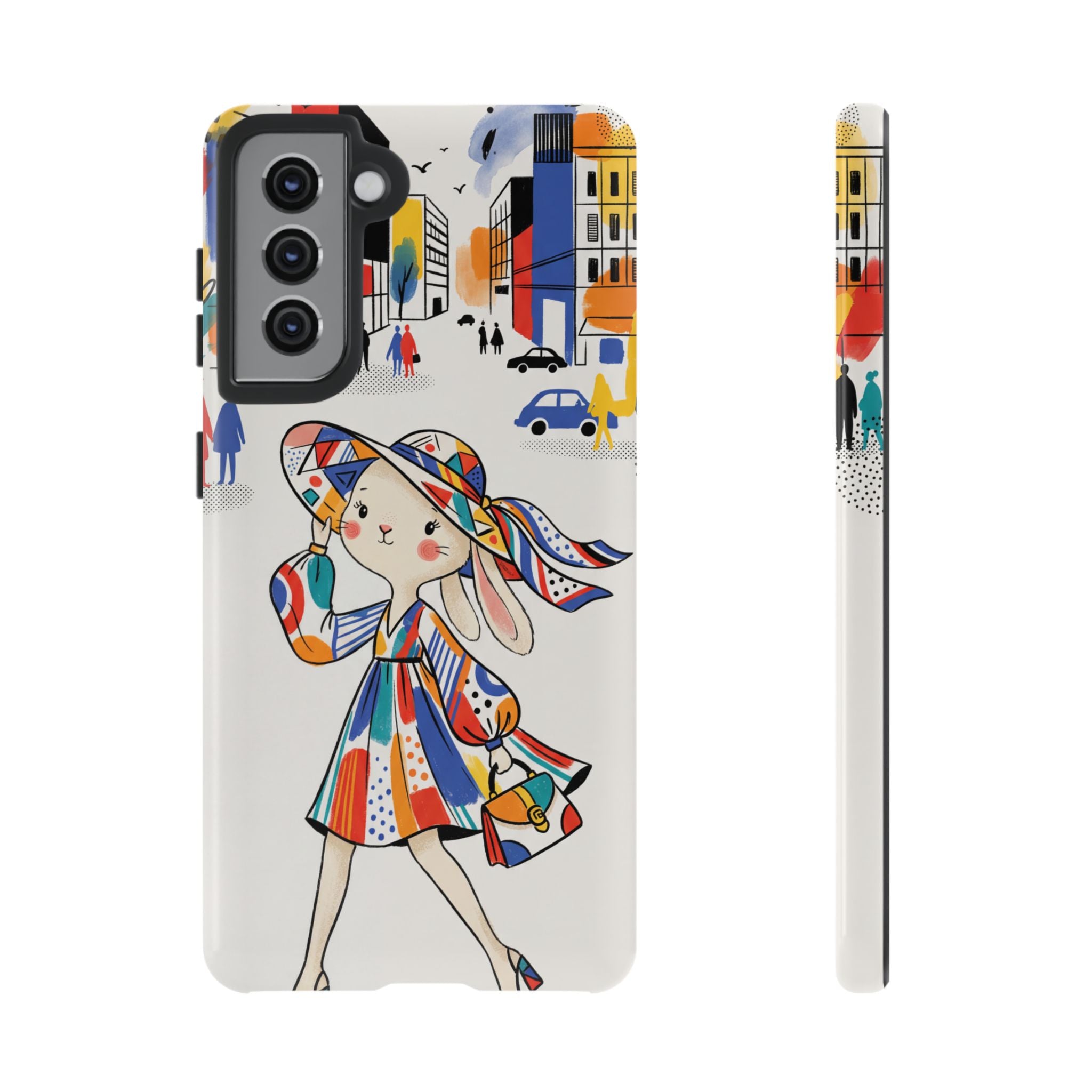 Chic Bunny City Samsung Galaxy Phone Case