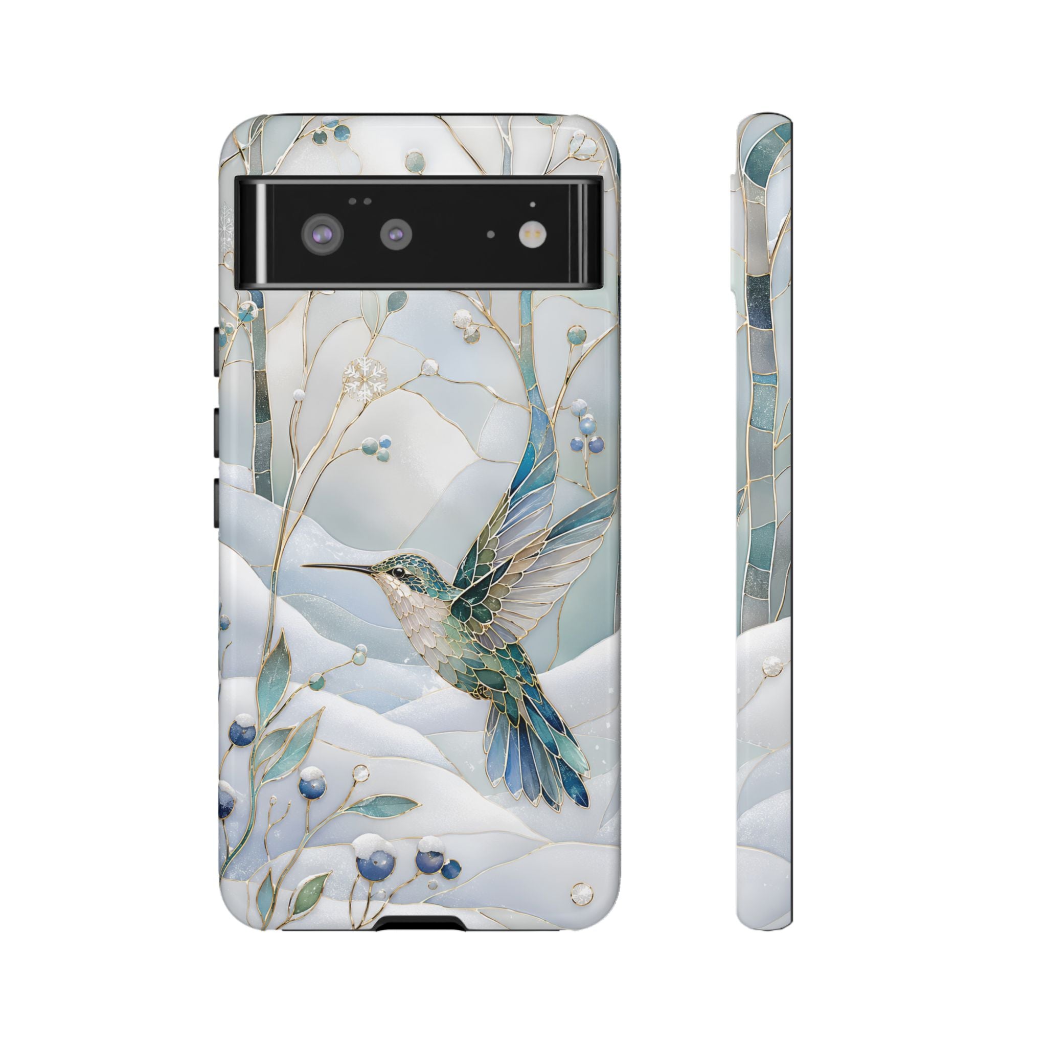 Hummingbird Google Pixel Phone Case | Winter Bird Phone Case