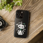 Cover per telefono Gatto Carino Confuso — Custodia protettiva con grafica "Hmm??"