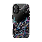 Colorful Neon Phoenix Tough iPhone Case