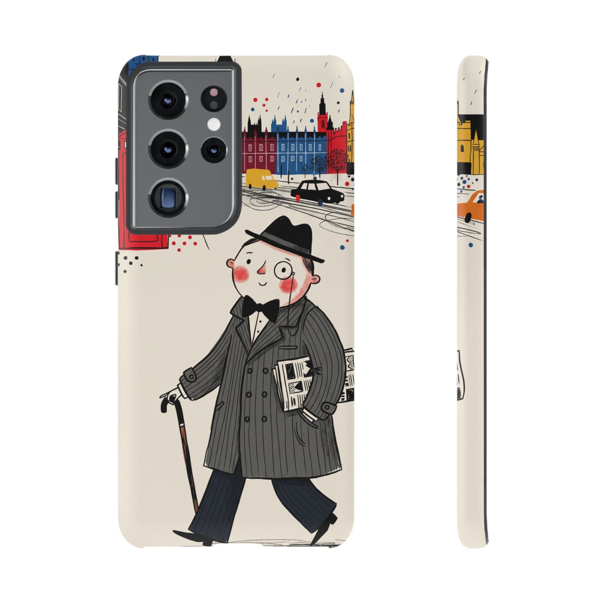 Detective in London Samsung Galaxy Phone Case