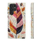 Autumn Leaf Tough Samsung Galaxy Case | Watercolour Feathered Fall Design