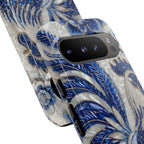 Asian Zodiac Rooster Google Pixel Phone Case | Blue & White Porcelain Slim Shockproof Case | Year of the Rooster Gift