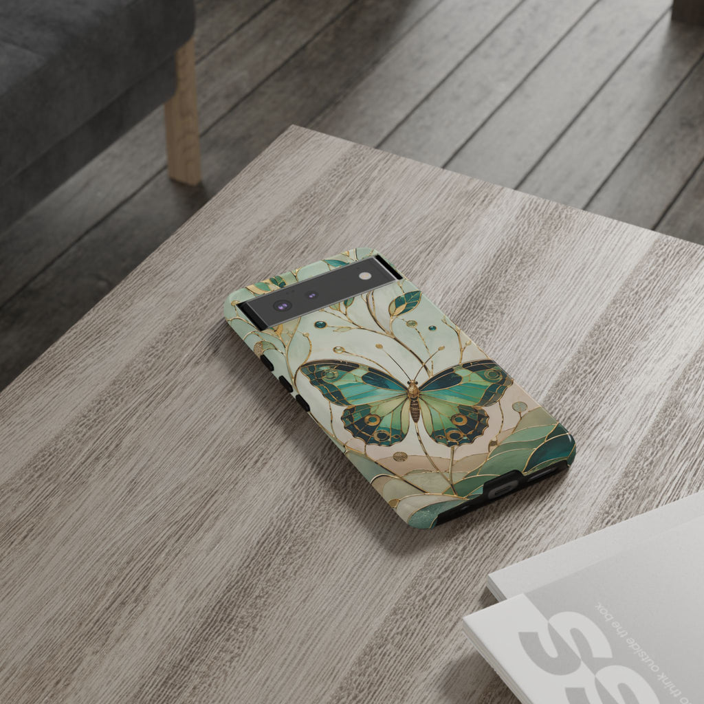 Butterfly Google Pixel Phone Case | Stained Glass Phone Case