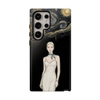 Cover per Samsung Galaxy Fantasia Notte Stellata | Illustrazione Donna Elegante