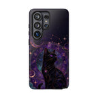 Black Cat Astrology Samsung Galaxy Phone Case | Zodiac Galaxy Phone Case