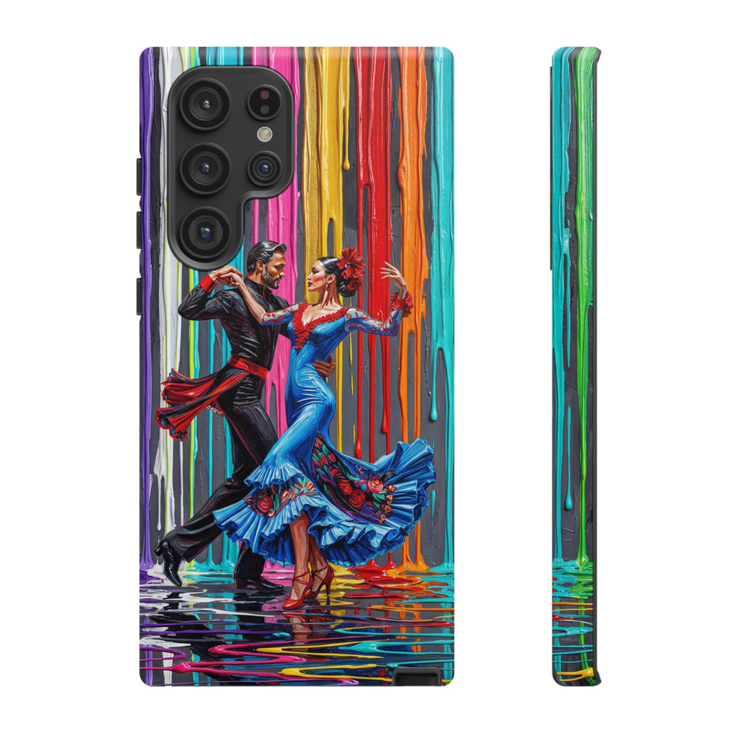 Colorful Tango Samsung Galaxy Phone Case | Vibrant Dancing Couple Art Protection