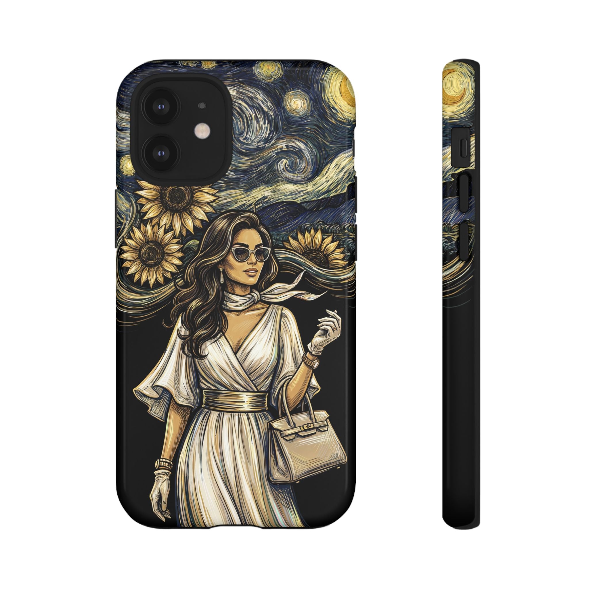 Van Gogh Night Sunflowers iPhone Case | Chic Woman Art
