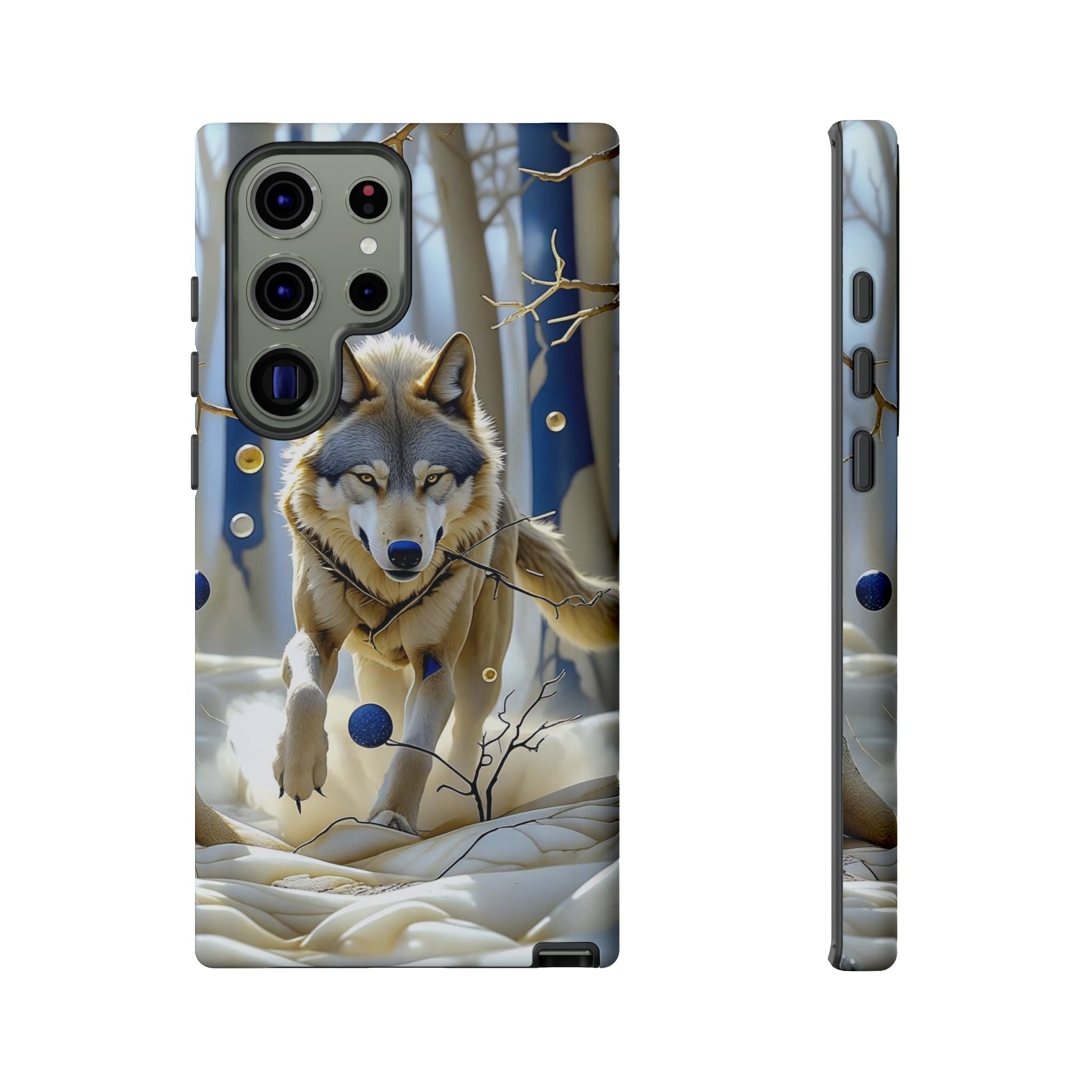 Wolf in Snow Samsung Galaxy Case — Rugged Wildlife