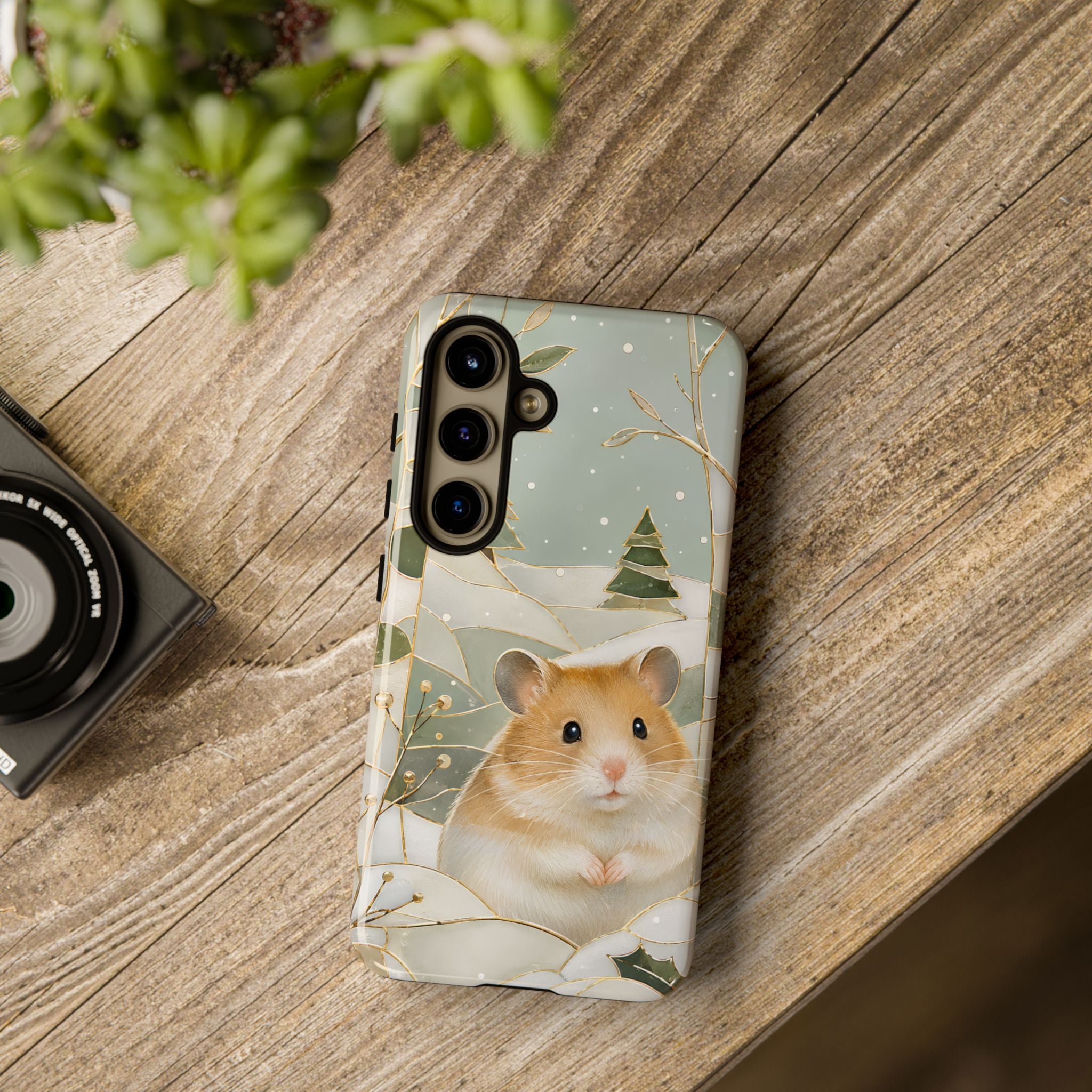 Hamster Samsung Galaxy Phone Case | Winter Hamster Phone Case