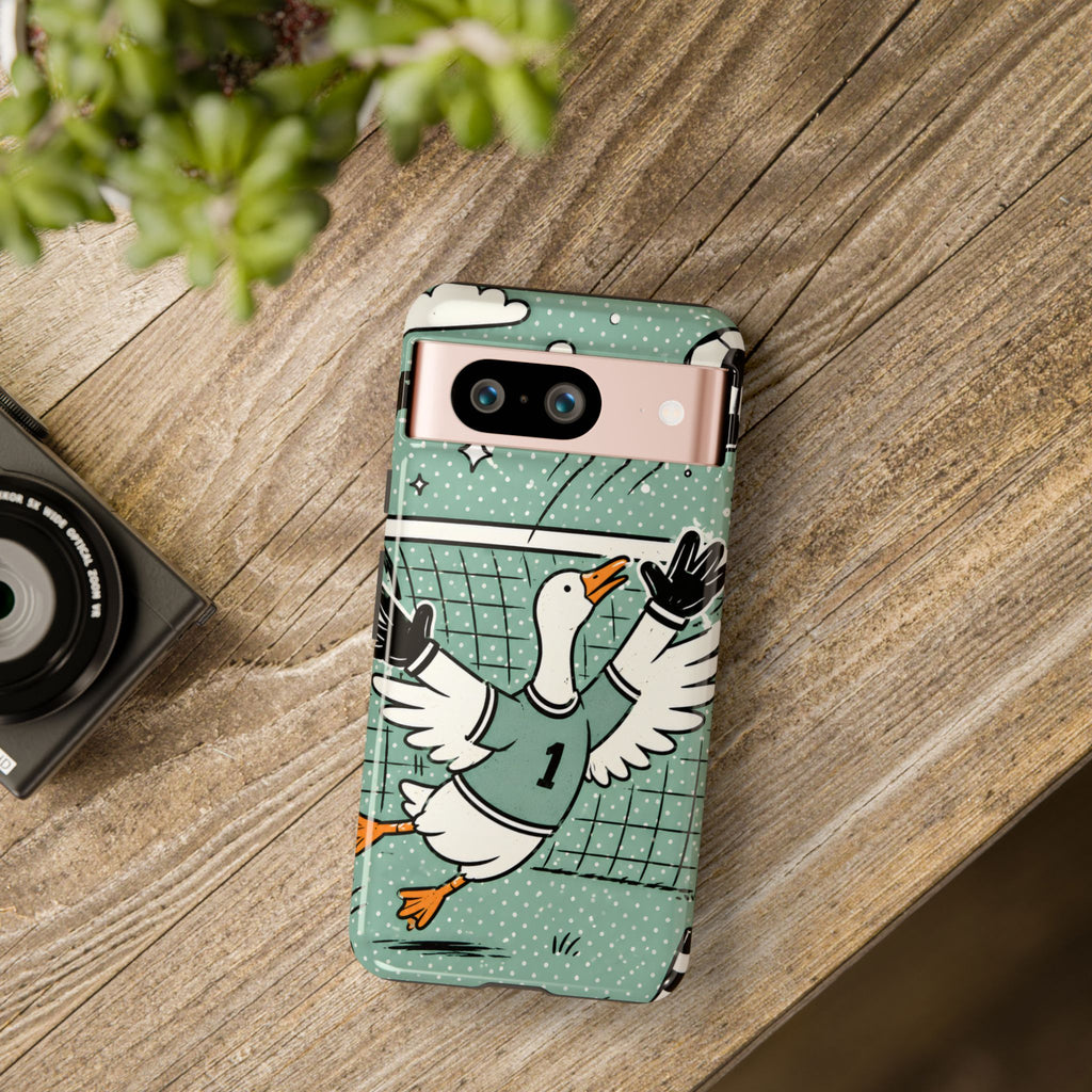 Goalkeeper Goose Google Pixel Phone Case | Funny Soccer Bird Cover