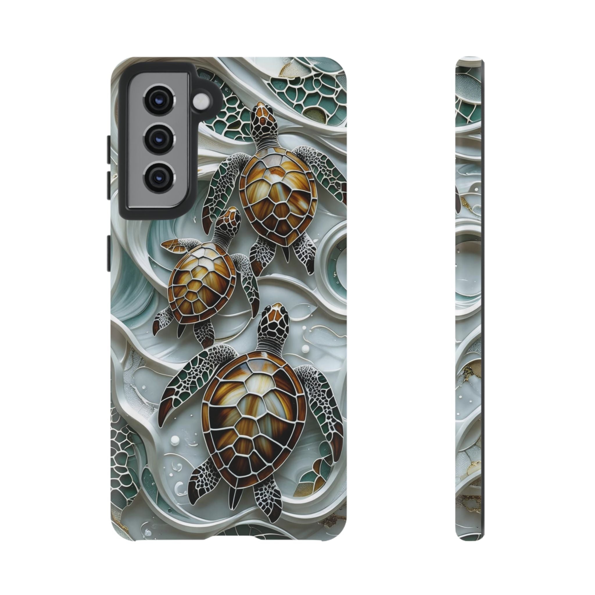 Sea Turtle Samsung Galaxy Case — Ocean Waves Protective Cover
