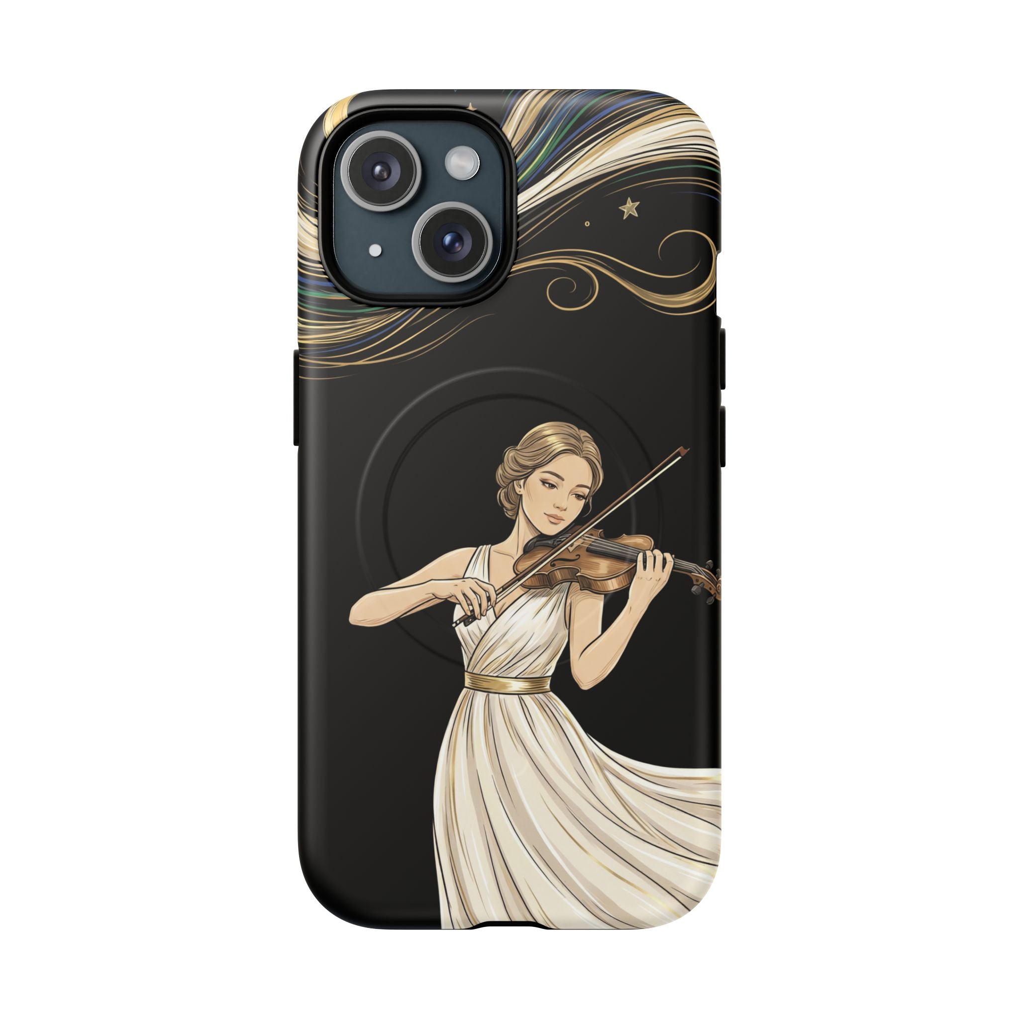 Violinist MagSafe iPhone Case | Elegant Classical Musicist Design