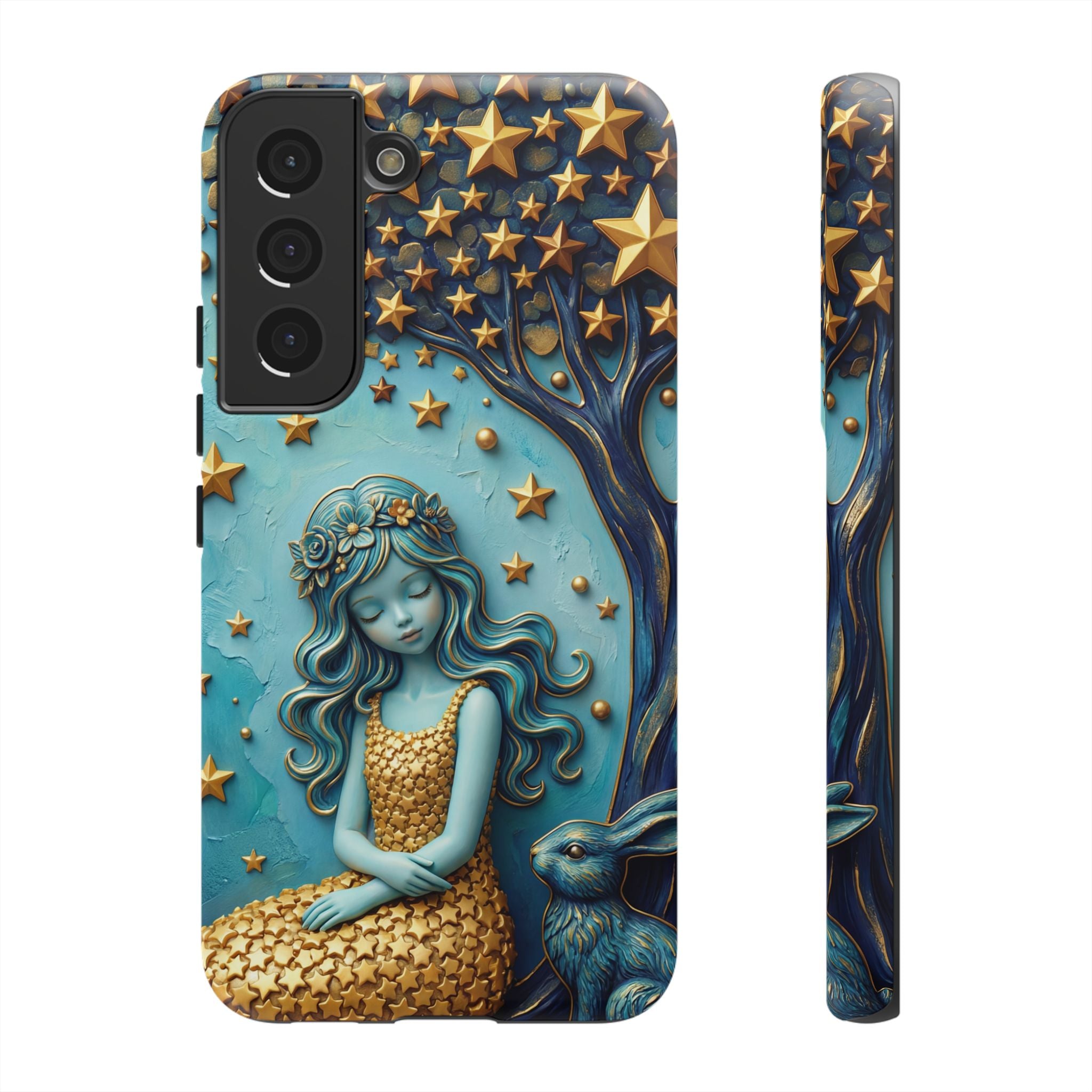 Dreamy Maiden & Star Tree Samsung Galaxy Phone Case