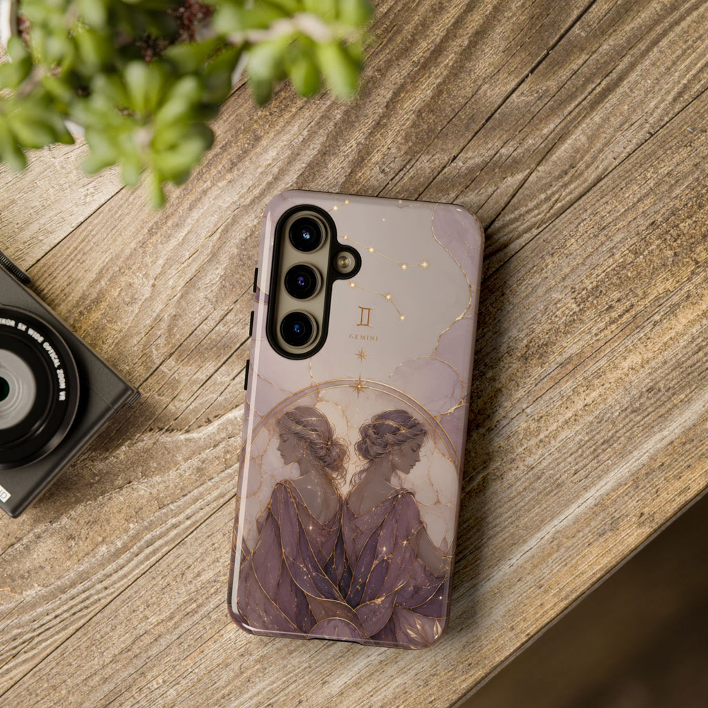 Gemini Zodiac Samsung Galaxy Phone Case | Twin Constellation Phone Case