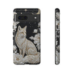 Mystic Fox Moon Google Pixel Phone Case | Celestial Floral iPhone Cover