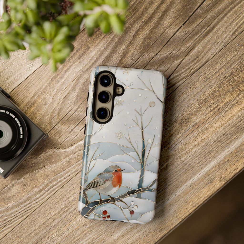 Robin Samsung Galaxy Phone Case | Winter Bird Phone Case