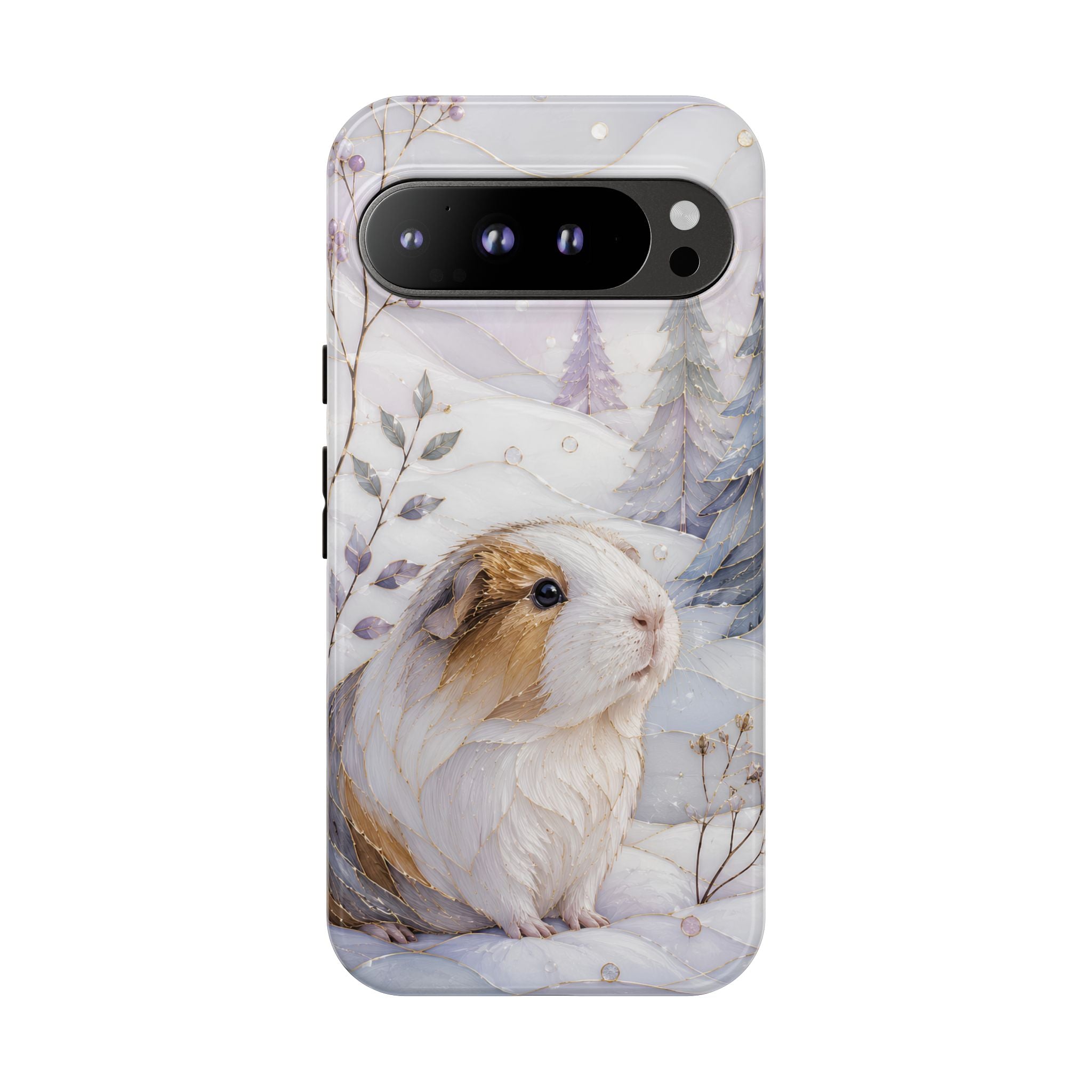 Guinea Pig Google Pixel Phone Case | Winter Guinea Pig Phone Case