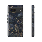 Barn Owl Google Pixel Phone Case | Midnight Forest Art Cover