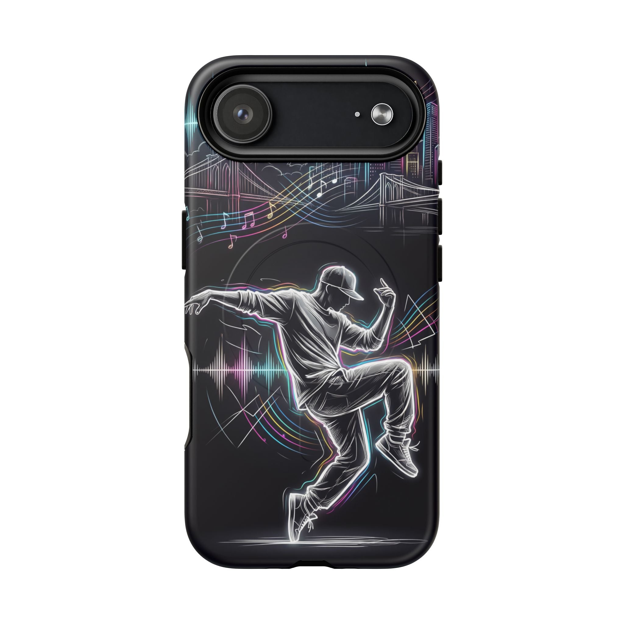 Dancer Neon Skyline MagSafe iPhone Case