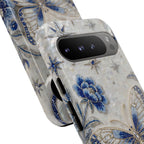 Custodia protettiva robusta per Google Pixel con farfalle Blue Moon | Fantasia floreale