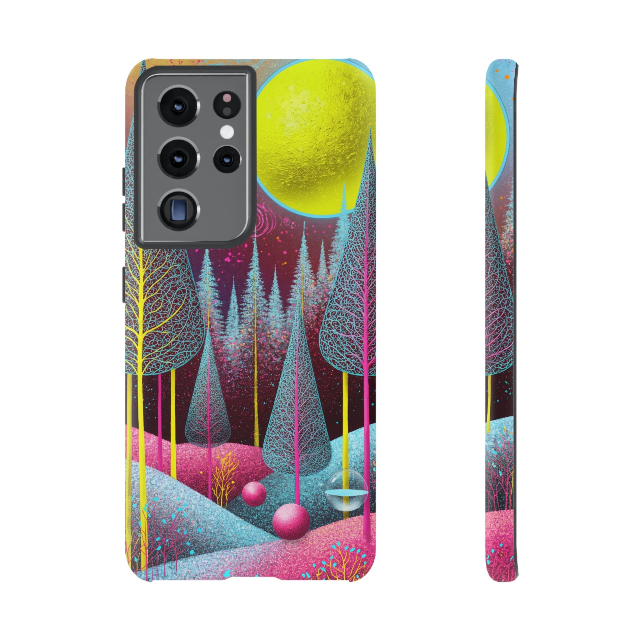 Neon Dreamscape Forest Samsung Galaxy Case