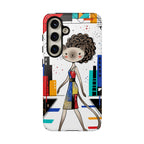 Catwalk City Samsung Galaxy Phone Case | Cute Fashion Cat