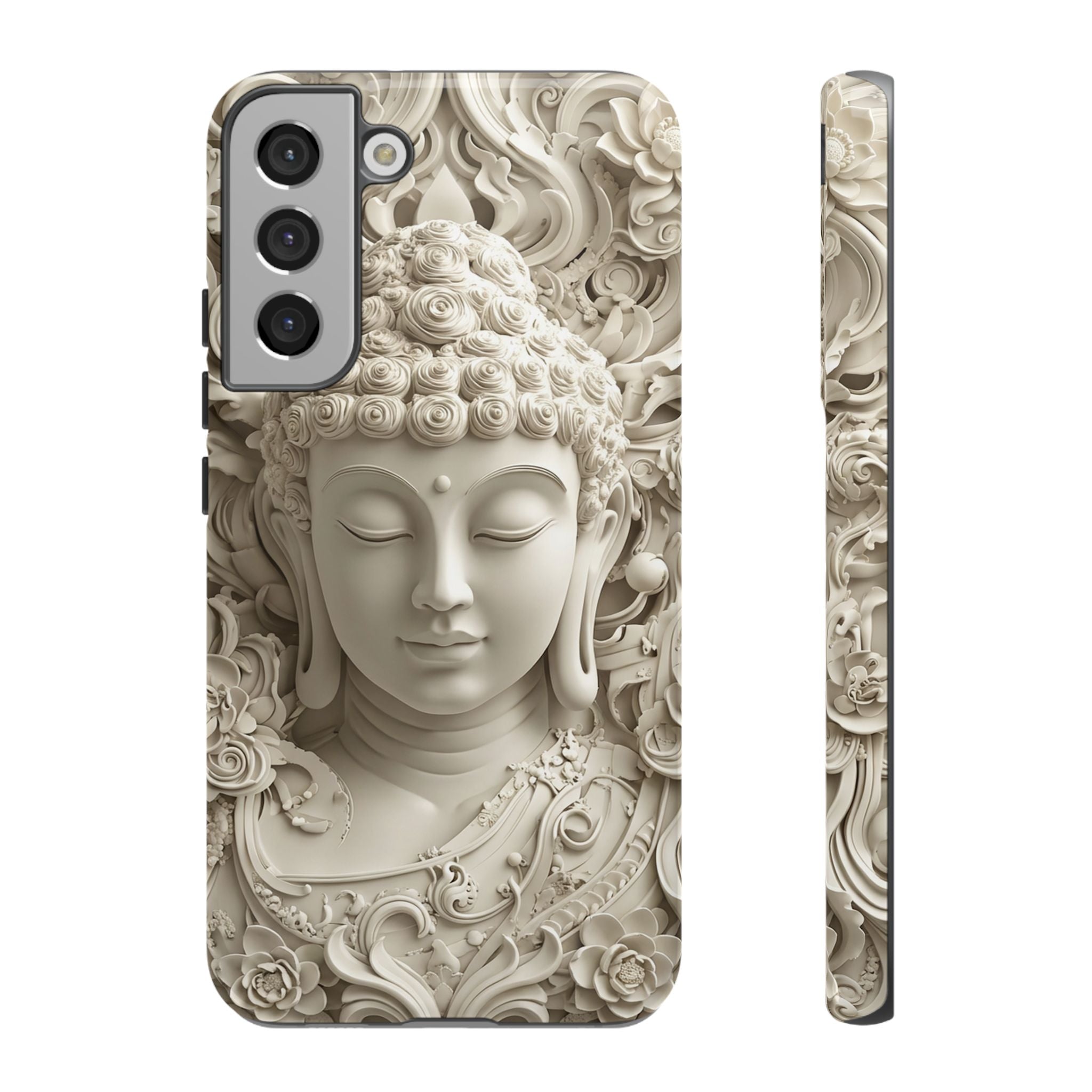 Buddha Relief Samsung Galaxy Case — Serene Zen Protective Phone Cover